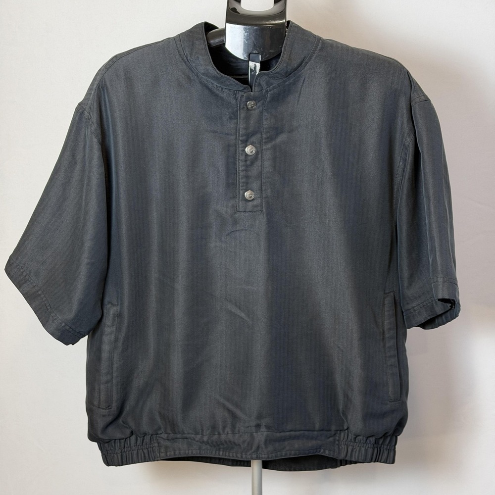 Sun Mountain Jacket Mens Large Black‎ Short Sleeve Golf Windbreaker Pullover